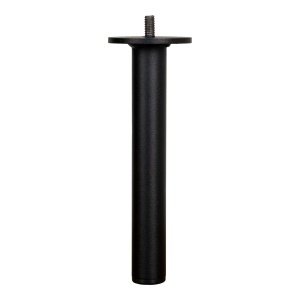 Picior pentru mobilier Lido, Negru, 2.5x2.5x16.5 cm