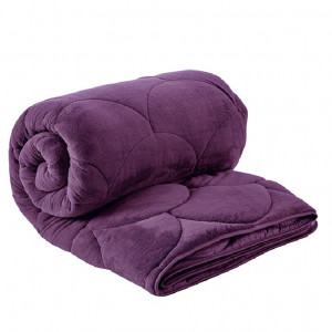 Pilota Pufoasa Fluffy Mov 195x215 cm - Img 2