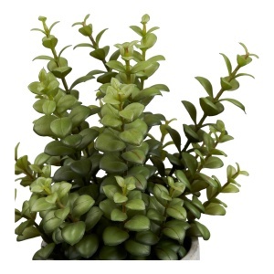 Planta artificiala decorativa Suculenta, Gri, 24x23x33.5 cm - Img 4