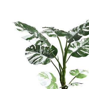 Planta decorativa in ghiveci Monstera II verde plastic PP H132 cm - Img 2