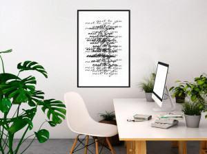 Poster - Love Letter, cu Ramă neagră, 40x60 cm - Img 2