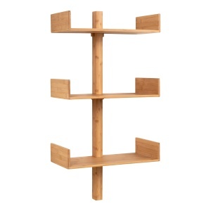 Raft de perete Villa, Natural , 25x50x102 cm