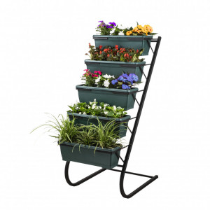 Raft pentru Flori RS-1 Dark Green-Negru - Img 5