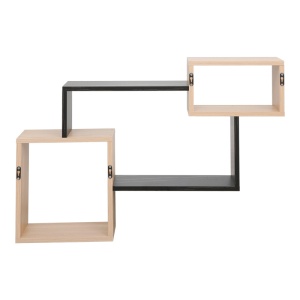 Raft perete Beldra Natural 84x15x57.8 cm - Img 5