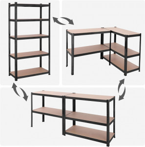 Raft Songmics, 5 rafturi, 50 x 100 x 200 cm, GLR050B01 - Img 7