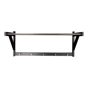 Raft suspendat pentru hol Padova, Negru , 78x32x34 cm - Img 4