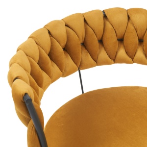 Scaun Alkia Galben 60x57x68 cm - Img 6