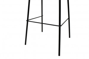 Scaun Bar Bella Negru-Gri, 109 x 41 x 40 cm - Img 5