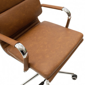 Scaun Birou Tokyo Maro - Tabac Antique - Img 7
