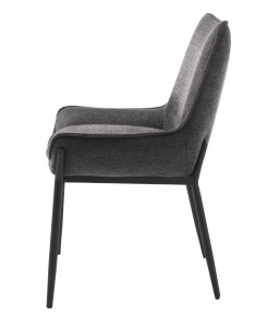Scaun CALGARY, Gri inchis, 59x84x58 cm - Img 2