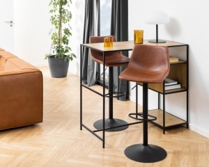 Scaun de bar I_Oregon, Maro, 110x47x51 cm - Img 2