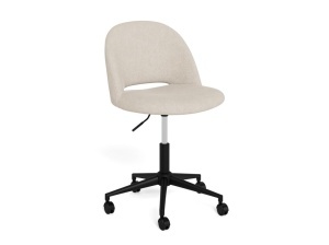 Scaun de birou Allan, Bej, 77x49x49.5 cm - Img 2