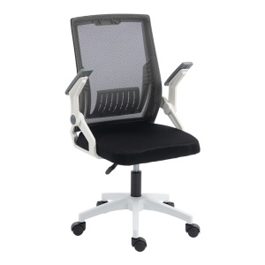 Scaun de birou V2, Penza, Alb, 58x48x102 cm - Img 3