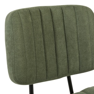 Scaun de birou, Warra, Verde masliniu, 50x52x86 cm - Img 6