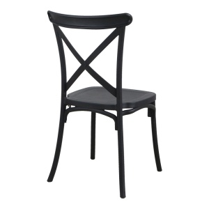 Scaun de gradina Crossie Pako World Negru 38x46.5x82 cm - Img 2