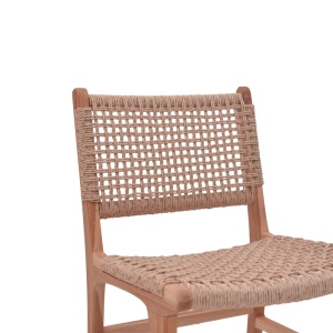 Scaun de gradina Sponze Boho Pako World Natural 50x58x85 cm - Img 6