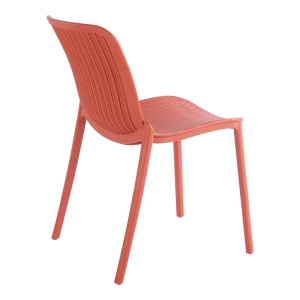 Scaun de gradina Stivuibil, Teragi, Terracotta, 43.5x58x82 cm - Img 2