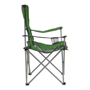 Scaun de plaja Camping, Pesca, Verde, 55x55x95 cm - Img 3