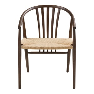 Scaun dining Agustin, Gri, 52.5x57x78 cm - Img 4