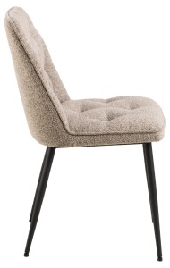 Scaun dining Brooke, Bej, 84x50x55 cm - Img 6