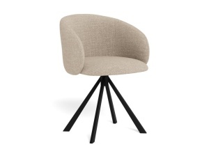 Scaun dining Eleanor, Bej, 79x56x55 cm - Img 2