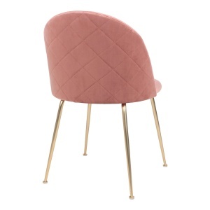 Scaun dining Geneve, Roz , 56x51x76 cm - Img 2