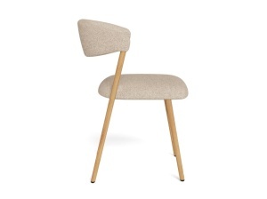Scaun dining Larry, Bej, 78.5x53.5x53 cm - Img 4