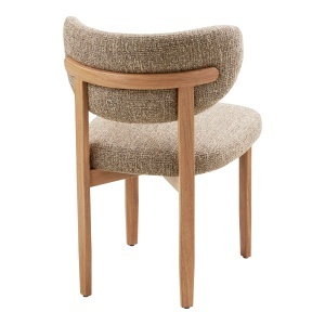 Scaun dining Recco, Bej, 57x53x79 cm - Img 2