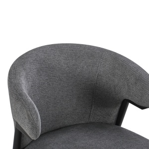 Scaun Ezande, Antracit, 48x55x81.5 cm - Img 4