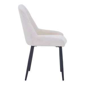 Scaun, Larissia, Pako, Alb 53x59x89 cm - Img 3