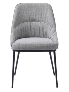 Scaun MERIDIAN, Gri inchis, 59x85x52 cm - Img 3