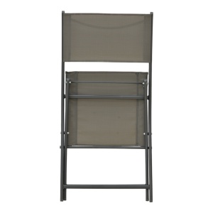 Scaun pliabil, Jeve, Gri inchis, 46x51x81 cm - Img 9