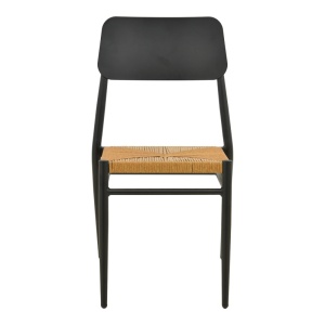 Scaun stivuibil, Giardino, Negru, 56x45x82 cm - Img 5