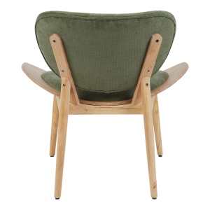 Scaun, Udalle, Verde masliniu, 77x70x81 cm - Img 5
