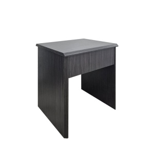 Set 2 bucati Masa de machiaj cu taburet, Larnia, Wenge, 40x65x142 cm - Img 4
