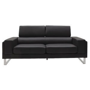 Set 2 canapele cu 2 locuri Shea Pako World Negru 198x80x87 cm - Img 3