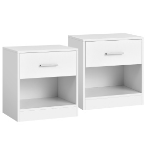 Set 2 noptiere Alb Vasagle 39x27.6x41 cm - Img 6