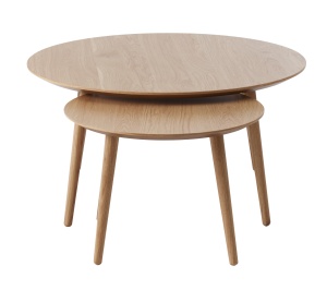 Set 2 piese Mese ADDA, Natural, 88-58x45-41x88-58 cm - Img 2