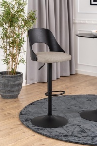 Set 2 piese Scaune de bar Lucy, Maro, 113x47x50.5 cm