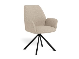Set 2 piese Scaune dining Glenda, Bej, 88.5x61x63 cm - Img 3