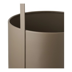 Set 2 piese Suporturi pentru ghivece, Maro, 24.5x24.5x38.5 cm