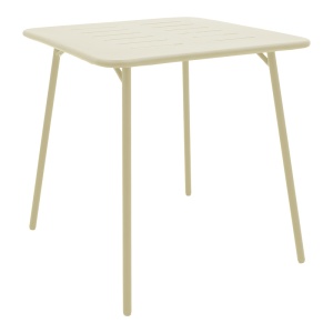 Set 3 piese masa si scaune gradina, Moraja Federal, Crem, 70x70x73 cm - Img 3