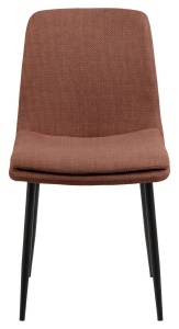 Set 4 piese Scaune dining Becca, Portocaliu, 85.5x46x55 cm - Img 5