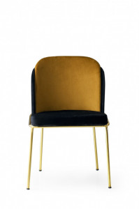 Set 4 Scaune Dore Negru-Gold - Img 2