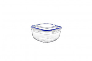 Set 5 cutii de depozitare alimente 30144, Transparent - Img 3