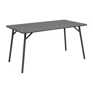 Set 5 masa si scaune gradina V2, Moraja Deraby, Negru, 80x140x72 cm - Img 3