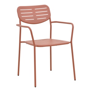Set 5 piese masa si scaune gradina, Moraja, Terracotta, 80x140x72 cm - Img 5