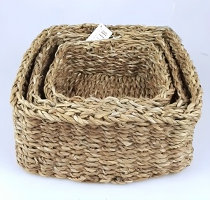 Set de cosuri organizatoare d94 Natural 26x26x12 cm - Img 3