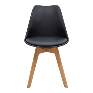 Set dining Chloe-Gaston, Pako World, 5 piese, Antracit-Natural, 120x70x75 cm - Img 4