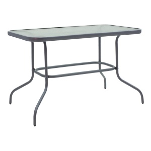 Set dining Valor-Lindaria, Pako World, Metal, Antracit, Ratan, Sticla, 110x60x70 cm - Img 5